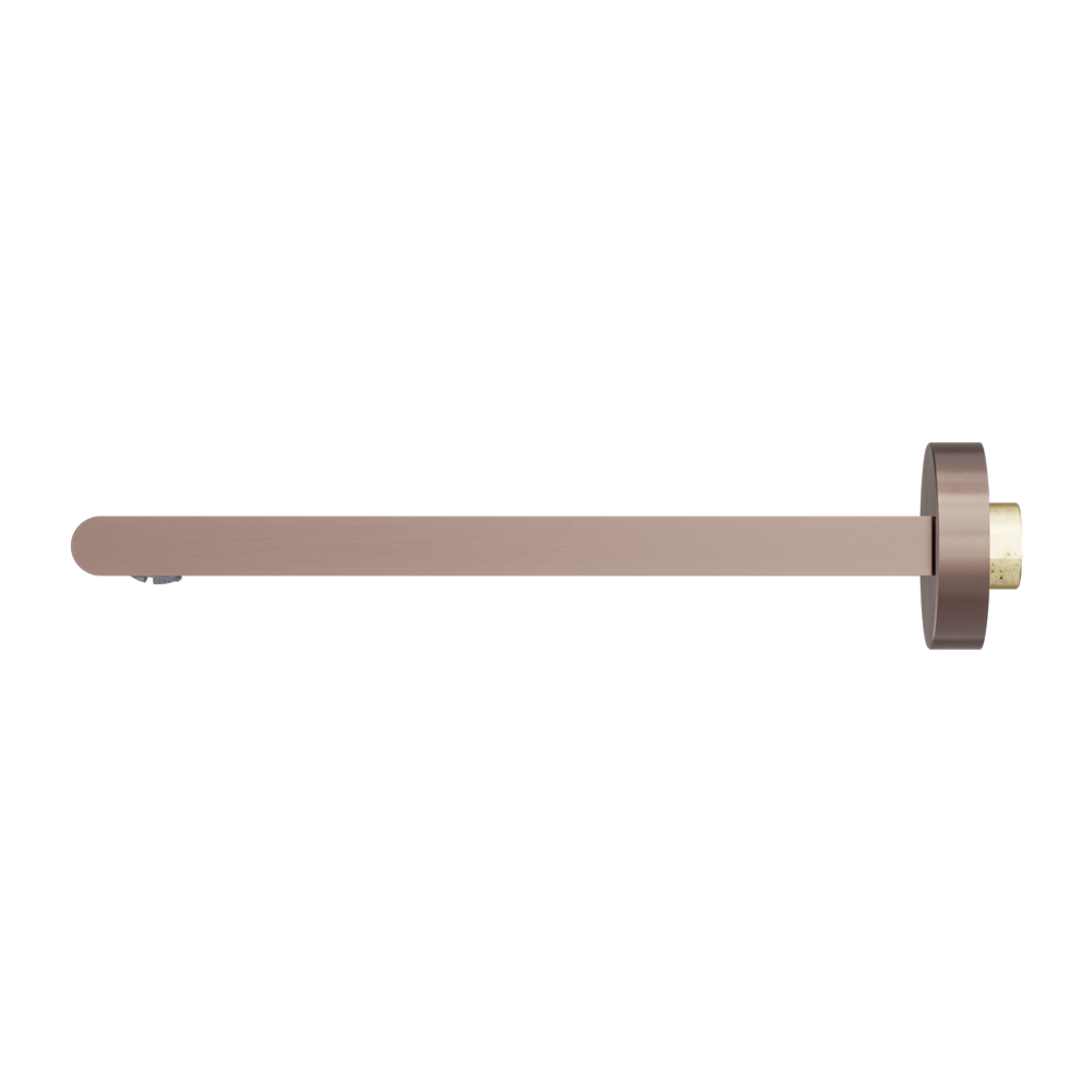 BIANCA FIXED BATH SPOUT ONLY 240MM BRUSHED BRONZE