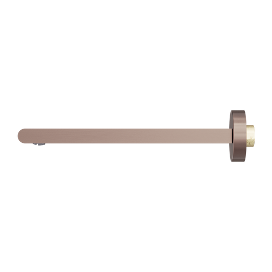 BIANCA FIXED BATH SPOUT ONLY 240MM BRUSHED BRONZE