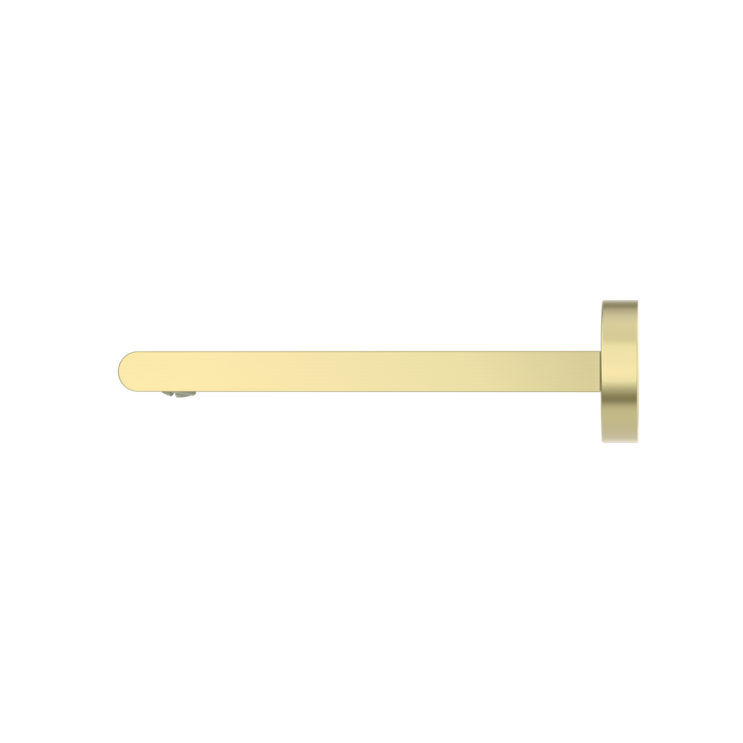 BIANCA FIXED BATH SPOUT ONLY 200MM BRUSHED GOLD