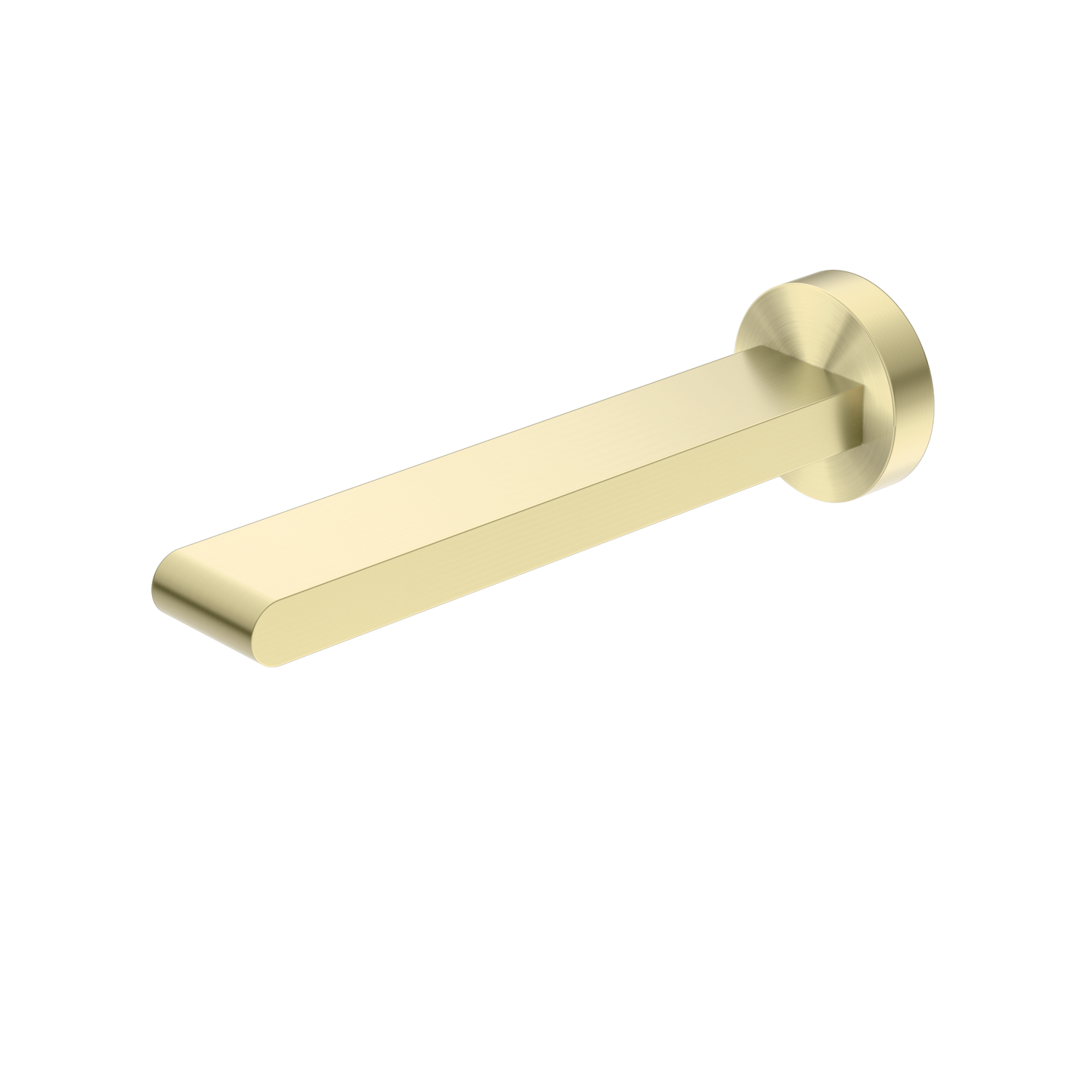 BIANCA FIXED BATH SPOUT ONLY 200MM BRUSHED GOLD