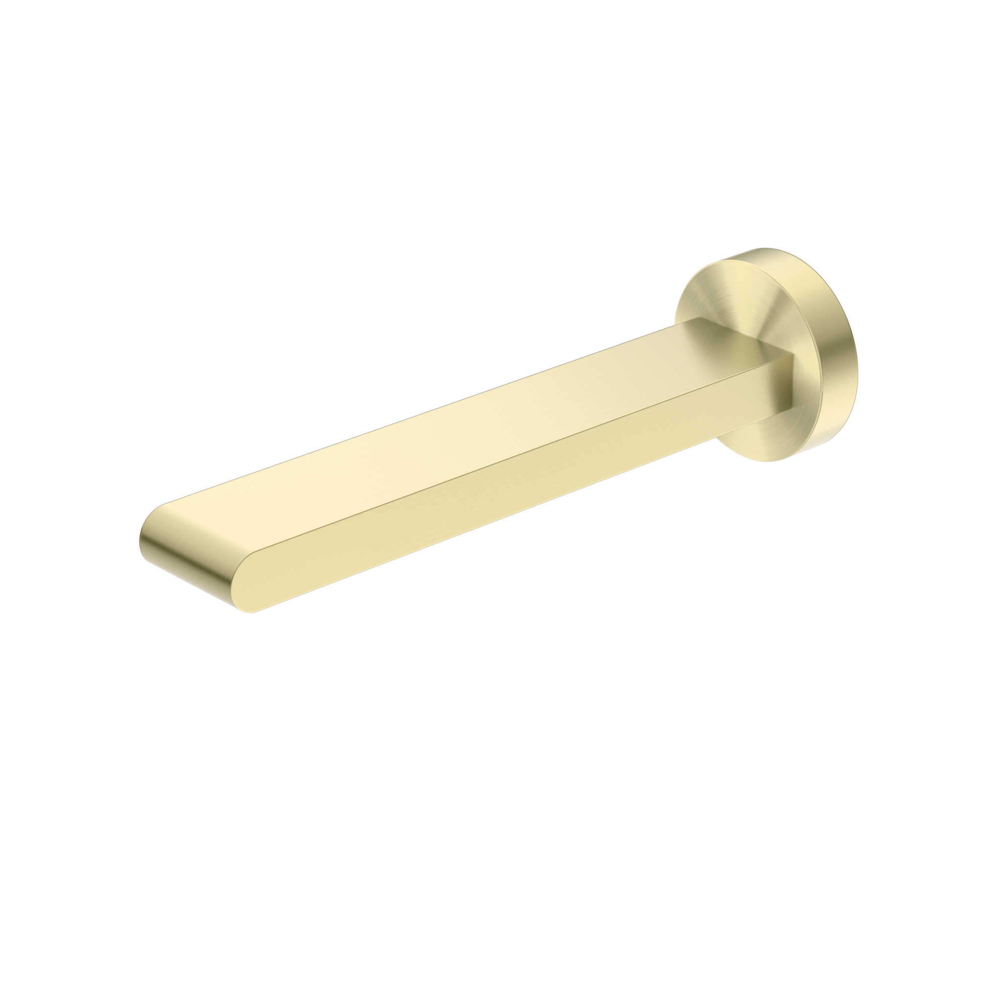 BIANCA FIXED BATH SPOUT ONLY 200MM BRUSHED GOLD