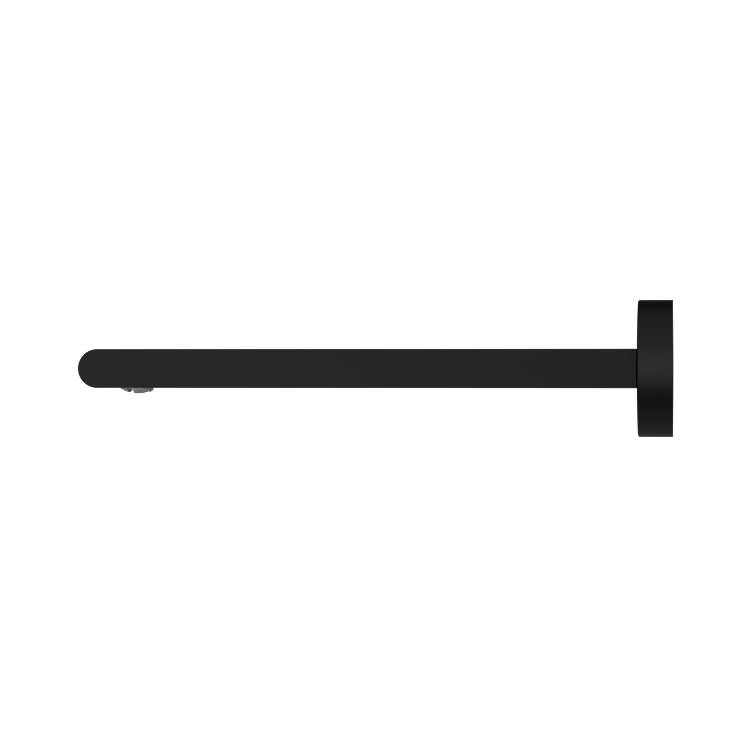 BIANCA FIXED BATH SPOUT ONLY 240MM MATTE BLACK