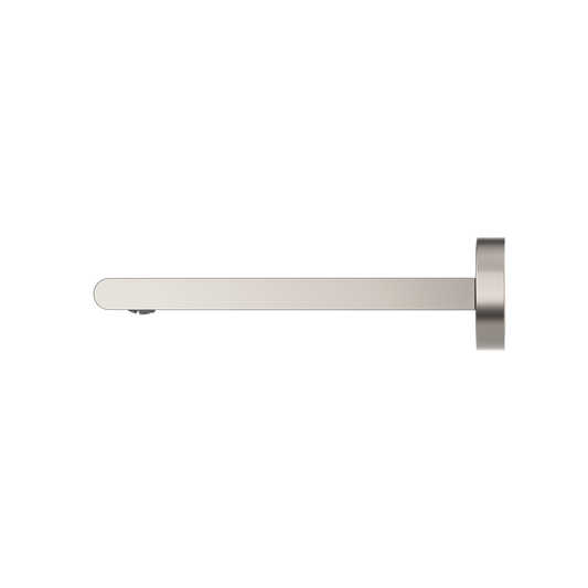 BIANCA FIXED BATH SPOUT ONLY 200MM BRUSHED NICKEL