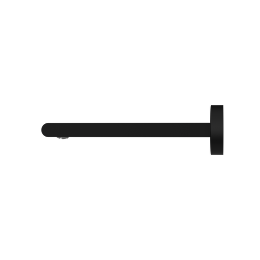 BIANCA FIXED BATH SPOUT ONLY 200MM MATTE BLACK