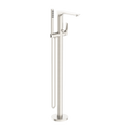BIANCA FREESTANDING BATH MIXER WITH HAND SHOWER BRUSHED NICKEL