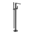 BIANCA FREESTANDING BATH MIXER WITH HAND SHOWER GUN METAL GREY