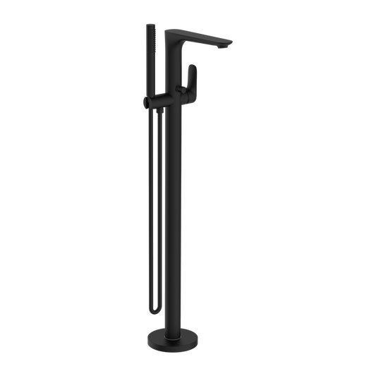 BIANCA FREESTANDING BATH MIXER WITH HAND SHOWER MATTE BLACK