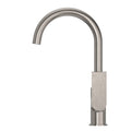 BIANCA KITCHEN MIXER GOOSENECK SPOUT BRUSHED NICKEL