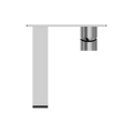 BIANCA WALL BASIN/BATH MIXER 187/230MM CHROME