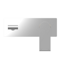 BIANCA WALL BASIN/BATH MIXER 187/230MM CHROME