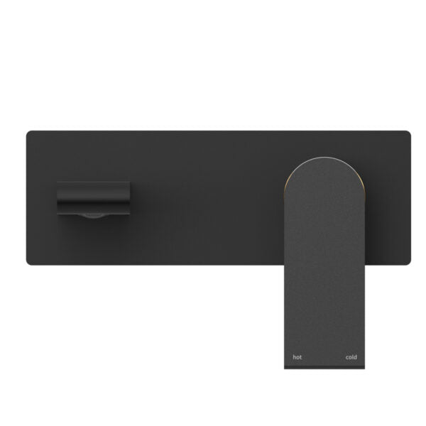 BIANCA WALL BASIN/BATH MIXER 187/230MM MATTE BLACK