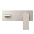 BIANCA WALL BASIN/BATH MIXER 187/230MM BRUSHED NICKEL