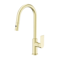 BIANCA PULL OUT SINK MIXER WITH VEGIE SPRAY FUNCTION BRUSHED GOLD