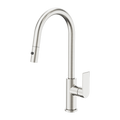 BIANCA PULL OUT SINK MIXER WITH VEGIE SPRAY FUNCTION BRUSHED NICKEL