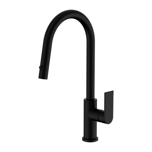 BIANCA PULL OUT SINK MIXER WITH VEGIE SPRAY FUNCTION MATTE BLACK