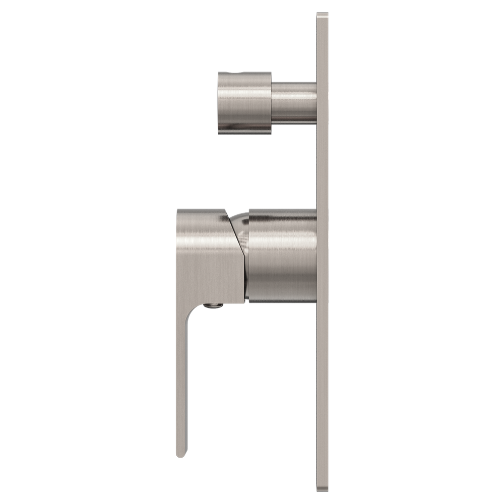 Bianca Shower Mixer With Divertor Brushed Nickel