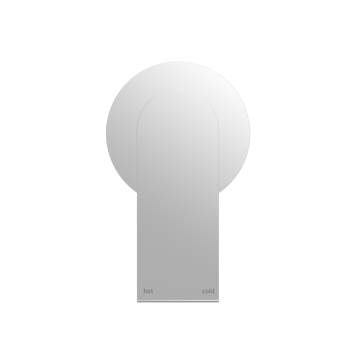 Bianca Shower Mixer 80MM Plate Chrome — Chrome & Stainless