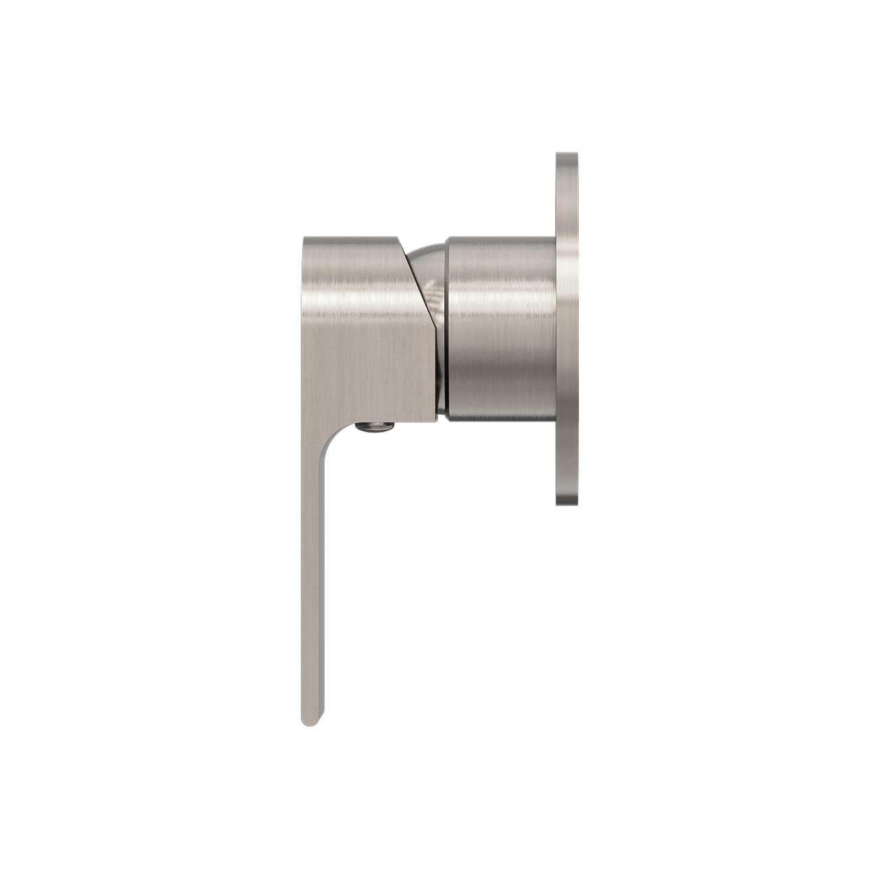 BIANCA SHOWER MIXER 80MM PLATE BRUSHED NICKEL