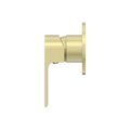 BIANCA SHOWER MIXER 80MM PLATE BRUSHED GOLD