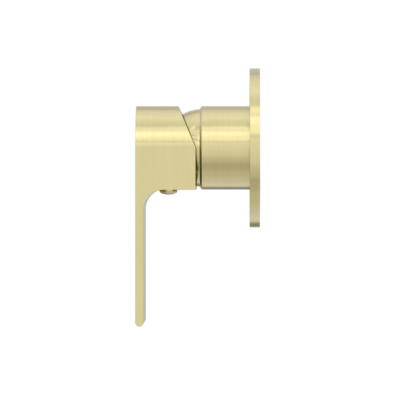 BIANCA SHOWER MIXER 80MM PLATE BRUSHED GOLD