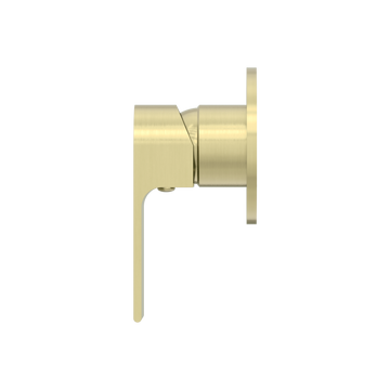 Bianca Shower Mixer 80MM Plate Brushed Gold — Gold & Brass