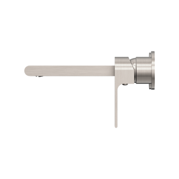 BIANCA WALL BASIN/BATH MIXER SEPARATE BACK PLATE 187/230MM BRUSHED NICKEL