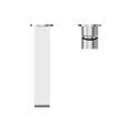 BIANCA WALL BASIN/BATH MIXER SEPARATE BACK PLATE 187/230MM CHROME