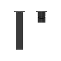 BIANCA WALL BASIN/BATH MIXER SEPARATE BACK PLATE 187/230MM MATTE BLACK