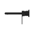 BIANCA WALL BASIN/BATH MIXER SEPARATE BACK PLATE 187/230MM MATTE BLACK