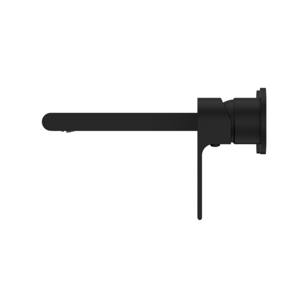 BIANCA WALL BASIN/BATH MIXER SEPARATE BACK PLATE 187/230MM MATTE BLACK