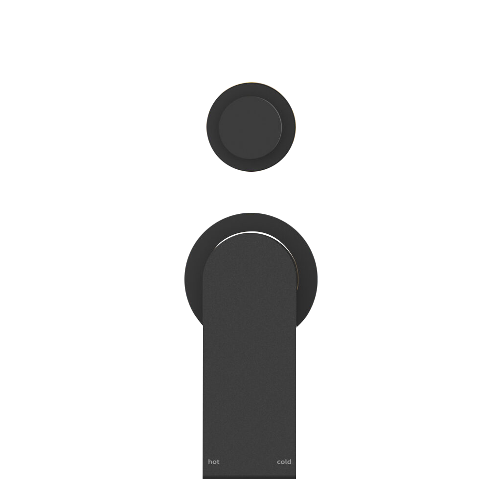 BIANCA SHOWER MIXER WITH DIVERTOR SEPARATE BACK PLATE MB (NR321509GMB) MATTE BLACK