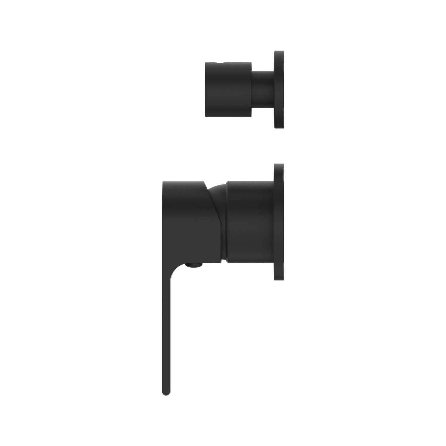 BIANCA SHOWER MIXER WITH DIVERTOR SEPARATE BACK PLATE MB (NR321509GMB) MATTE BLACK