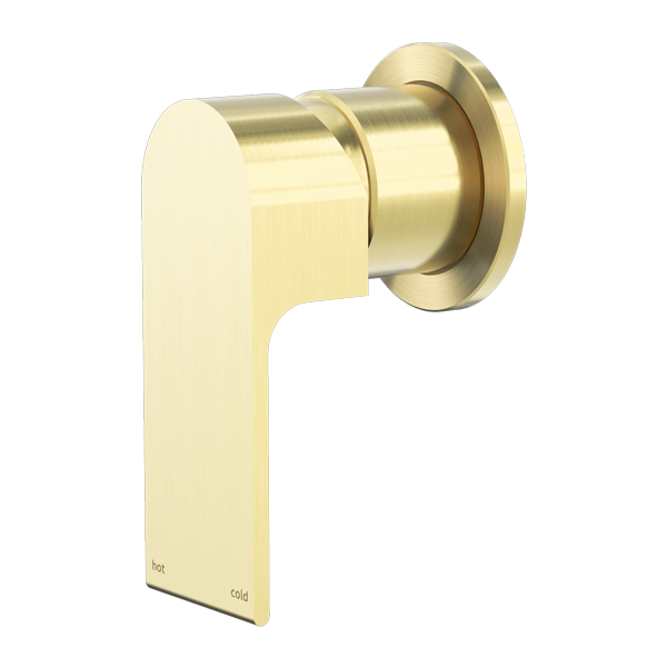 BIANCA SHOWER MIXER 60MM PLATE BRUSHED GOLD