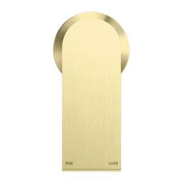 Bianca Shower Mixer 60MM Plate Brushed Gold — Gold & Brass