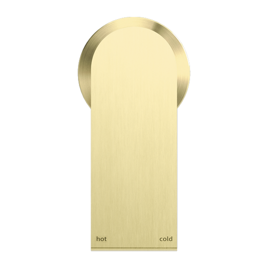 BIANCA SHOWER MIXER 60MM PLATE BRUSHED GOLD