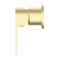 BIANCA SHOWER MIXER 60MM PLATE BRUSHED GOLD