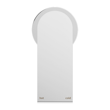Bianca Shower Mixer 60MM Plate Chrome — Chrome & Stainless