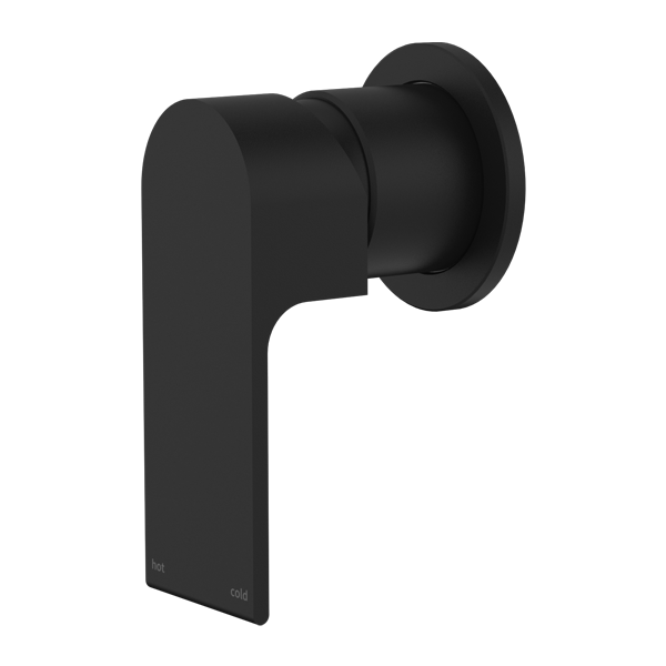 BIANCA SHOWER MIXER 60MM PLATE MATTE BLACK
