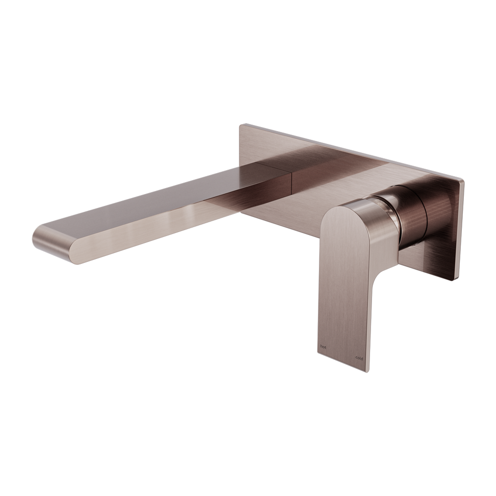BIANCA WALL BASIN/BATH MIXER 187/230 MM BRUSHED BRONZE