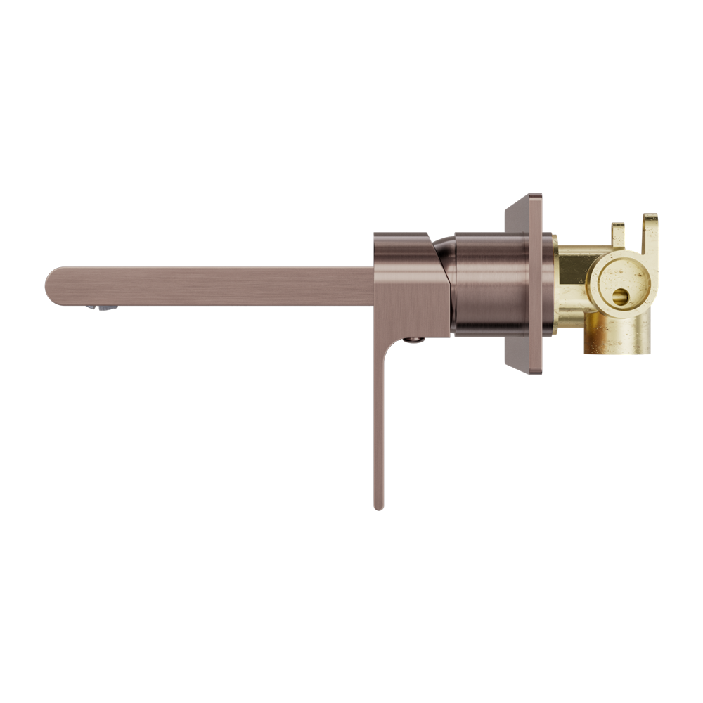 BIANCA WALL BASIN/BATH MIXER 187/230 MM BRUSHED BRONZE