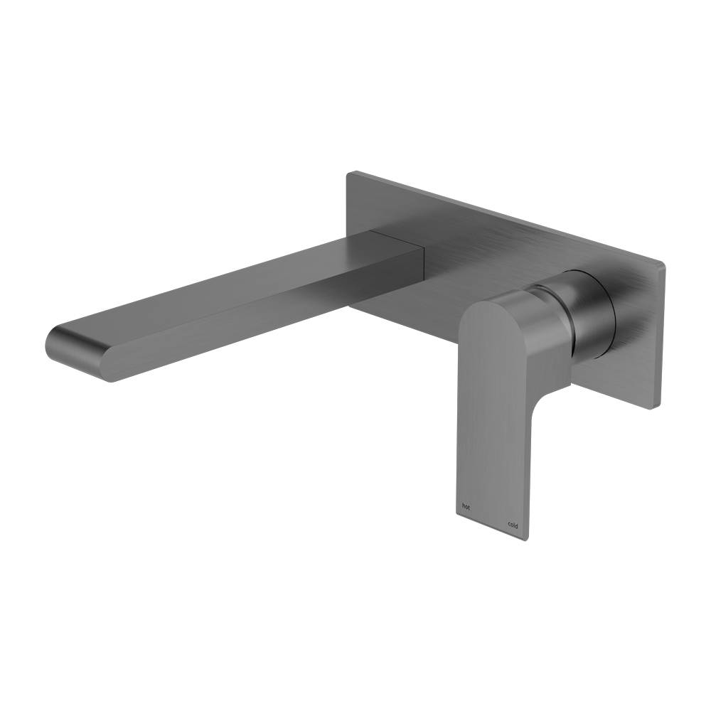 BIANCA WALL BASIN/BATH MIXER 187/230MM GUN METAL