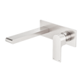 BIANCA WALL BASIN/BATH MIXER 187/230MM BRUSHED NICKEL