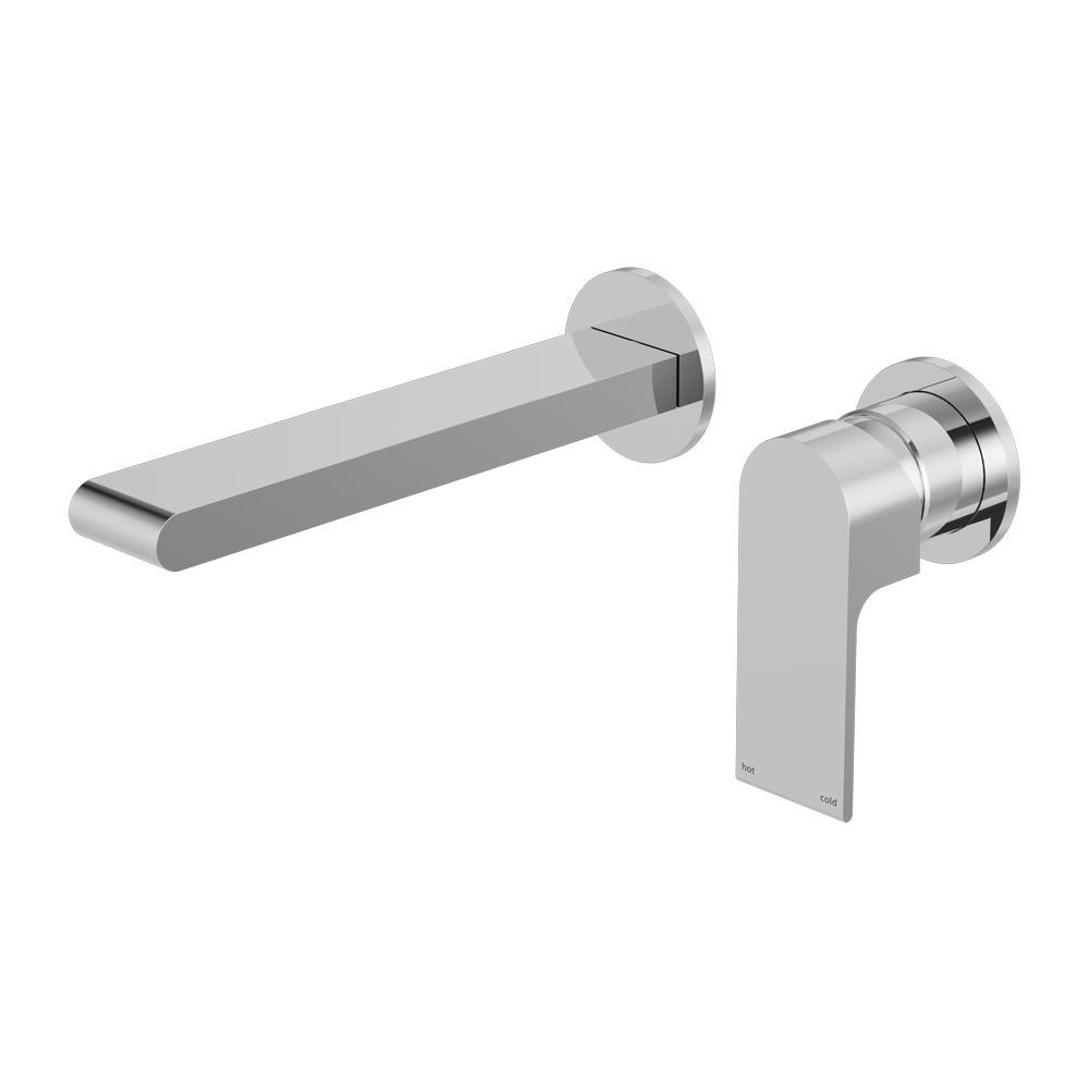 BIANCA WALL BASIN/BATH MIXER SEPARATE BACK PLATE 187/230MM CHROME