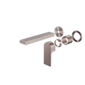 BIANCA WALL BASIN/BATH MIXER SEPARATE BACK PLATE 187/230 MM TRIM KITS ONLY BRUSHED BRONZE