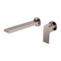 BIANCA WALL BASIN/BATH MIXER SEPARATE BACK PLATE 187/230 MM BRUSHED BRONZE