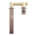 BIANCA WALL BASIN/BATH MIXER SEPARATE BACK PLATE 187/230 MM BRUSHED BRONZE