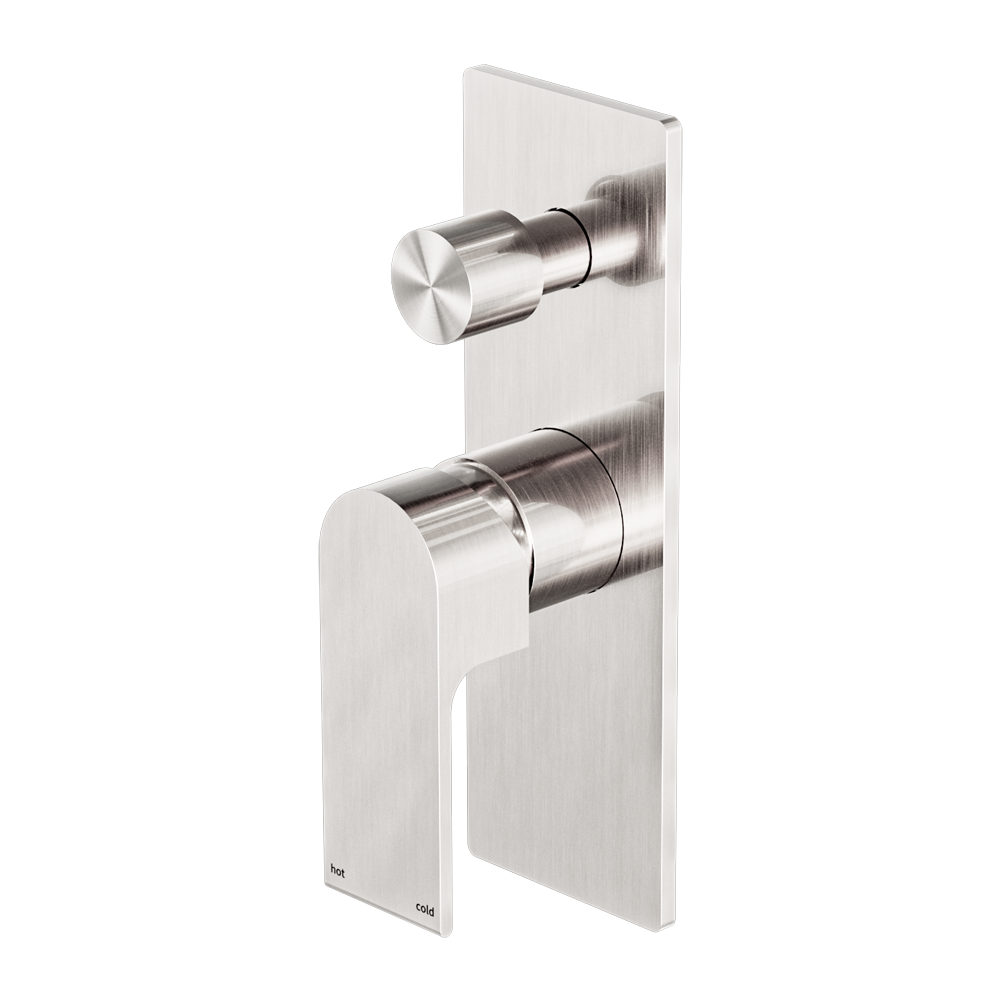 BIANCA SHOWER MIXER WITH DIVERTOR BRUSHED NICKEL