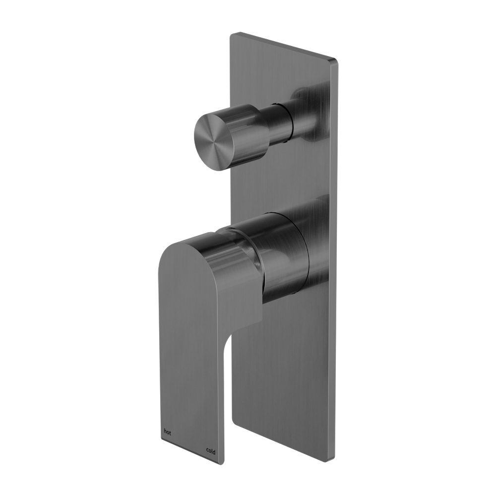 BIANCA SHOWER MIXER WITH DIVERTOR GUN METAL GREY