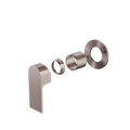 BIANCA SHOWER MIXER 80MM PLATE TRIM KITS ONLY BRUSHED BRONZE