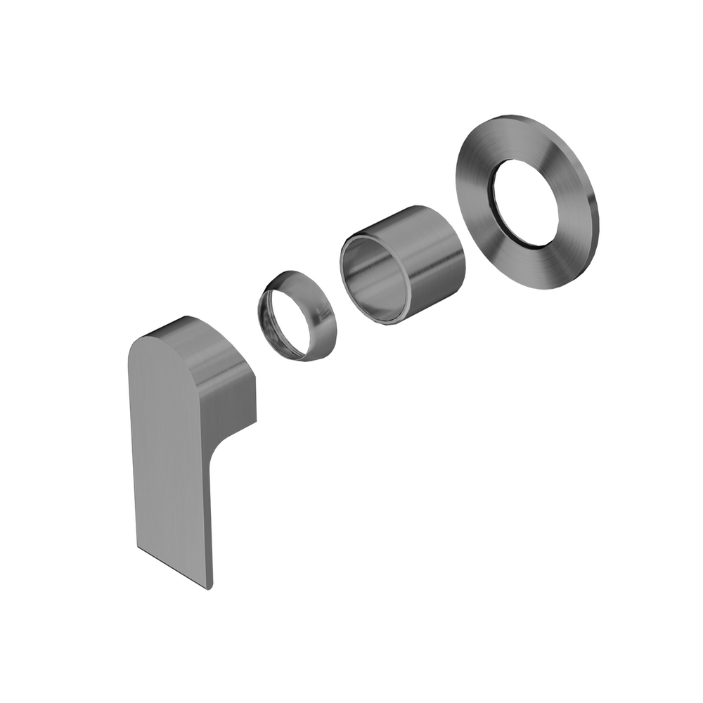 BIANCA SHOWER MIXER 80MM PLATE TRIM KITS ONLY GUN METAL